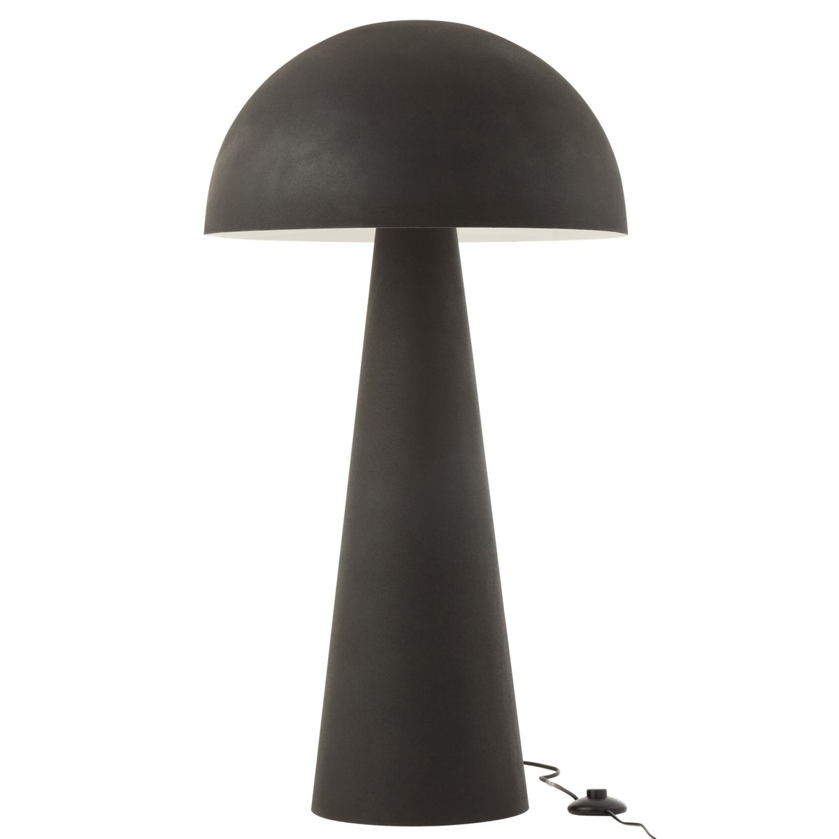 J-Line staanlamp Paddenstoel - metaal - zwart - extra large