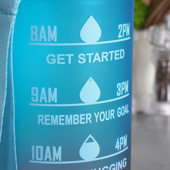 Motivatie Waterfles - Drinkfles 1 Liter