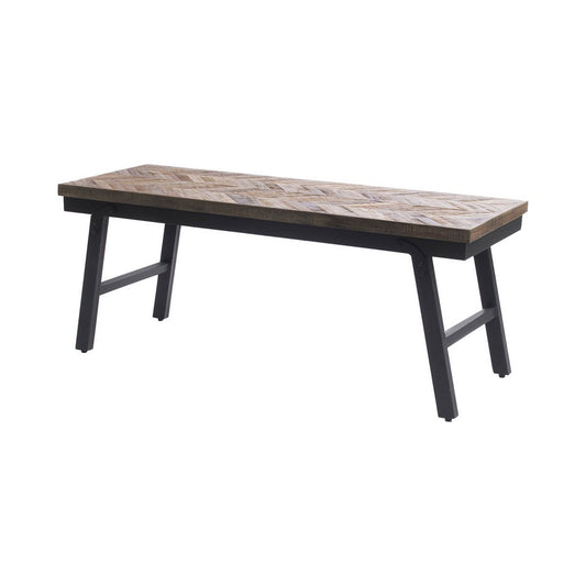 De Visgraatbank - Naturel - 110cm