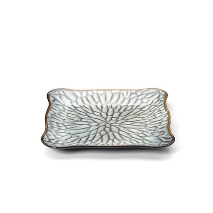 Het Lotus Ice Square Bord - Grijs Bruin - L