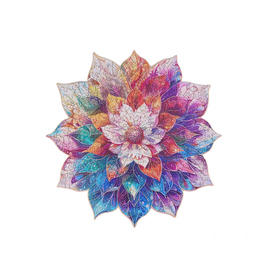 Houten Legpuzzel Mystic Mandala Bloem