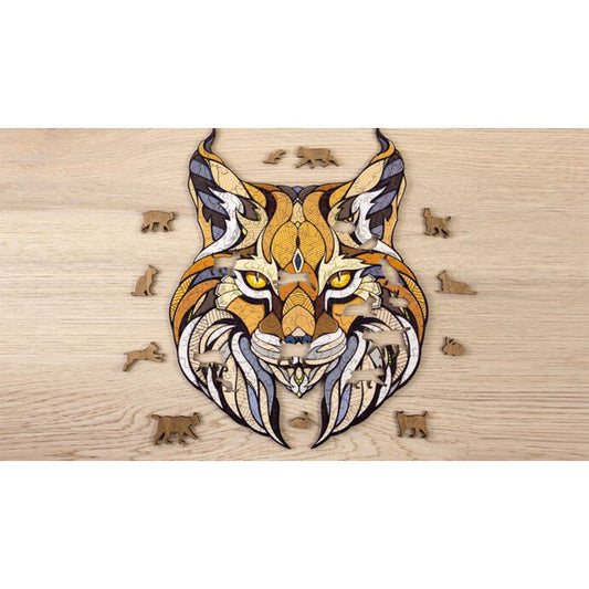 Houten Legpuzzel Lynx