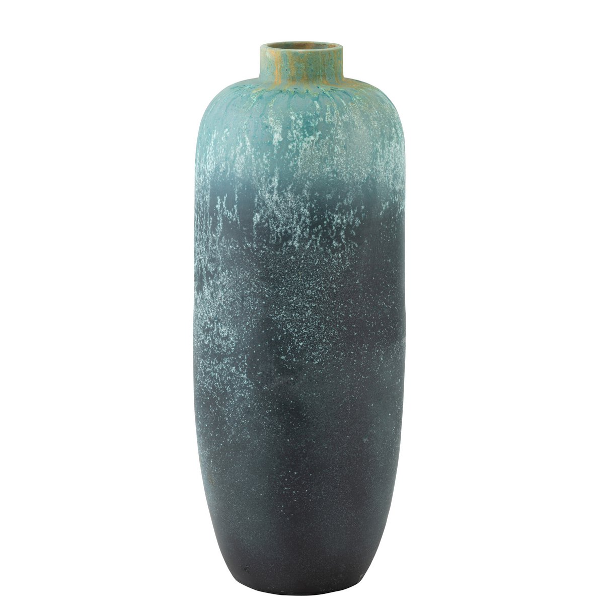 J-Line vaas Vintage - keramiek - azuur - large - 93 cm hoog