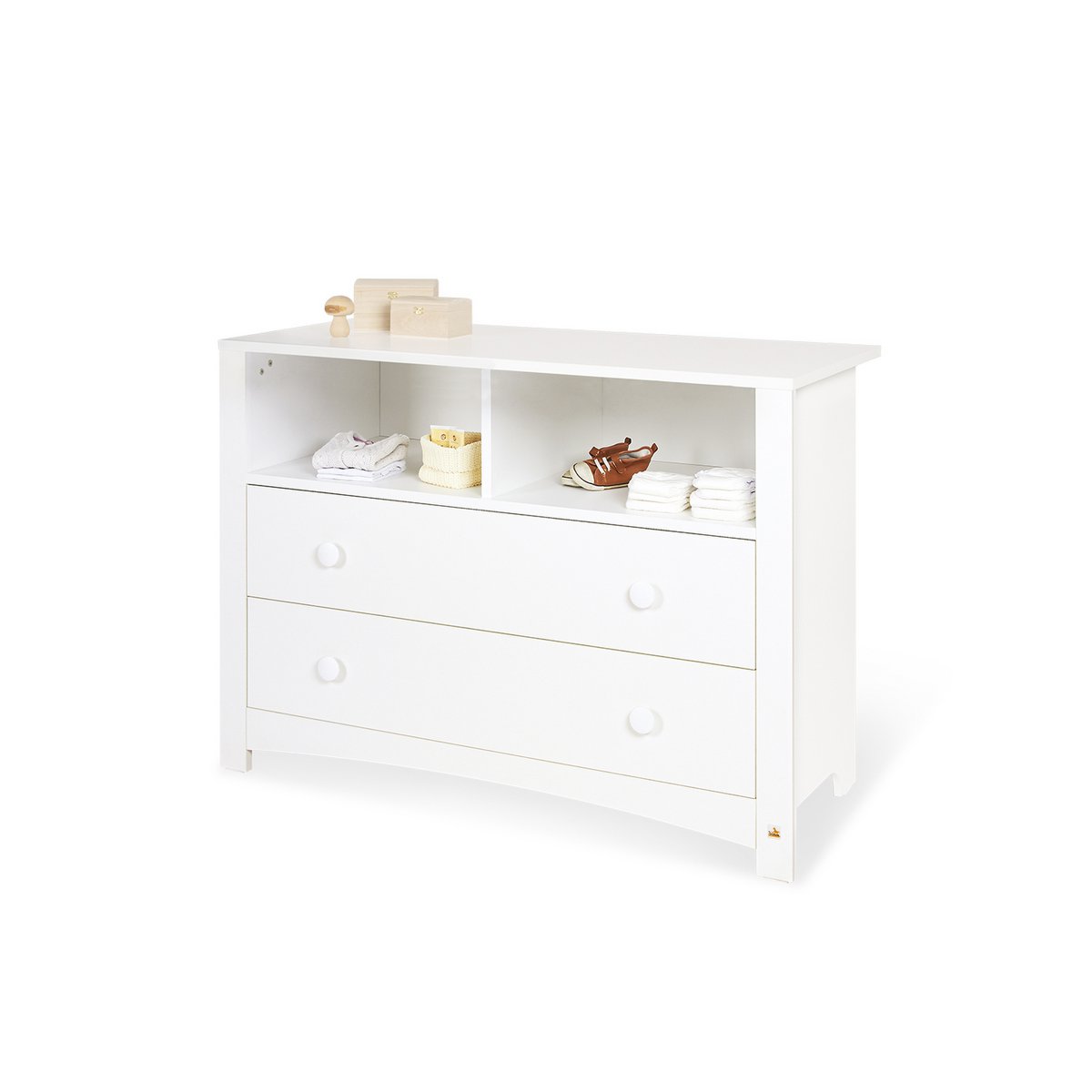 Set 'Florentina' extra breed 3 delen: ledikant, extra brede commode, 2-deurs kledingkast