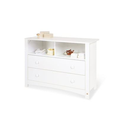 Set 'Florentina' extra breed 3 delen: ledikant, extra brede commode, 2-deurs kledingkast
