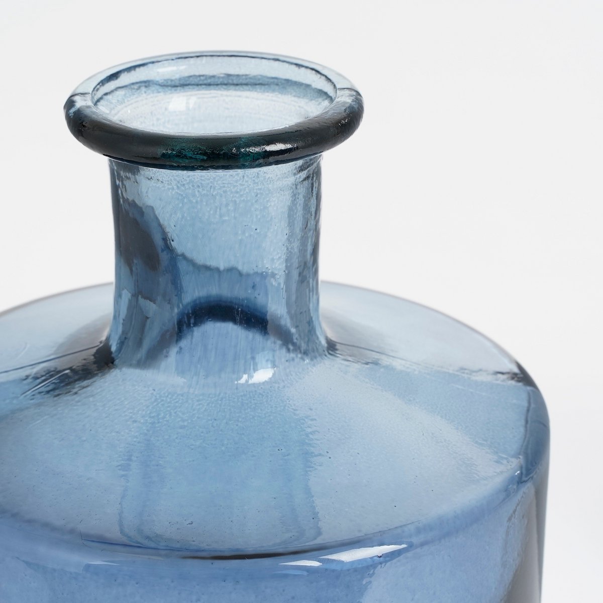 Guan Fles Vaas - H40 x Ø15 cm - Blauw