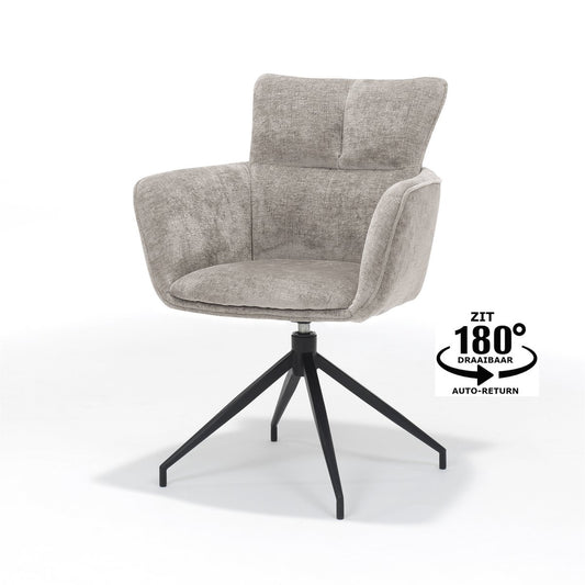 Evan armstoel Stof Perfect Harmony Naturel