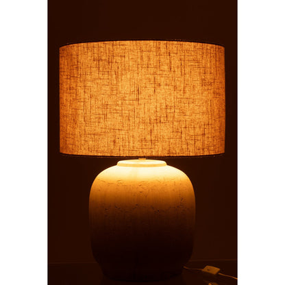 J-line lamp mia terracotta groot