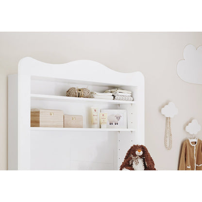 Set 'Florentina' breed, incl. brede kast4 delen: ledikant, brede commode, brede plank, 2-deurs kledingkast