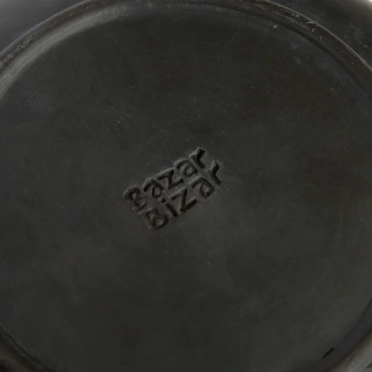 Burned diep bord - Zwart - M