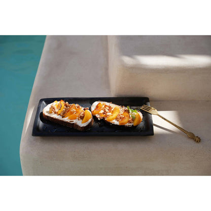Burned Sushi Bord - Zwart