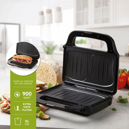 Domo DO9195C Tosti-IJzer 900W Zilver