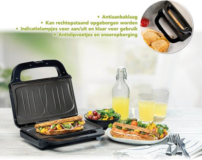 Domo DO9195C Tosti-IJzer 900W Zilver