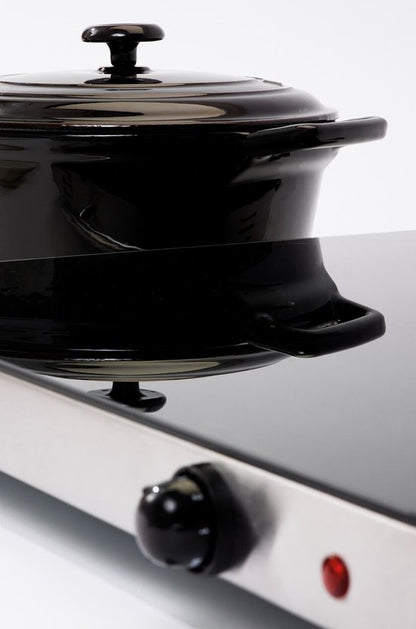 Fritel WT2478 Warmhoudplaat XXL 400W Zwart/Zilver