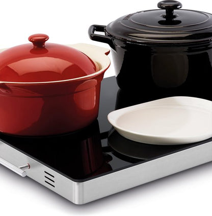 Fritel WT2478 Warmhoudplaat XXL 400W Zwart/Zilver