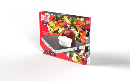 Fritel WT2478 Warmhoudplaat XXL 400W Zwart/Zilver