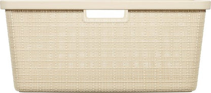Curver Wasmand Jute-Look 46L Crème