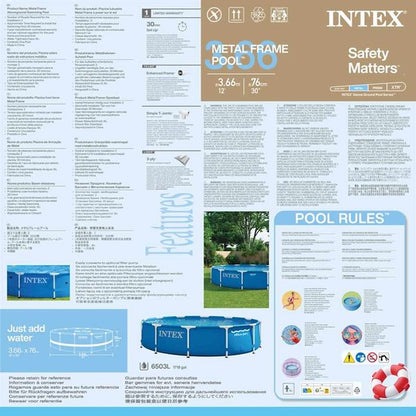 Intex 28210 Frame Zwembad 366x76cm