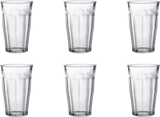 Duralex Set van 6 glazen Picardie 500ml