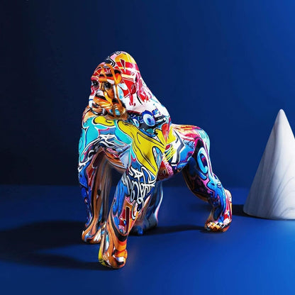 Kleurrijke Gorilla 29x16x27,5cm