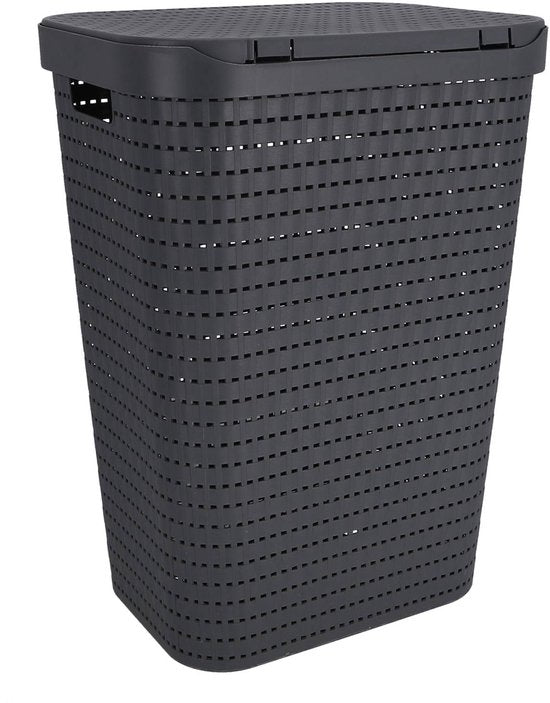 Rotho Country Wasmand 55L Antraciet