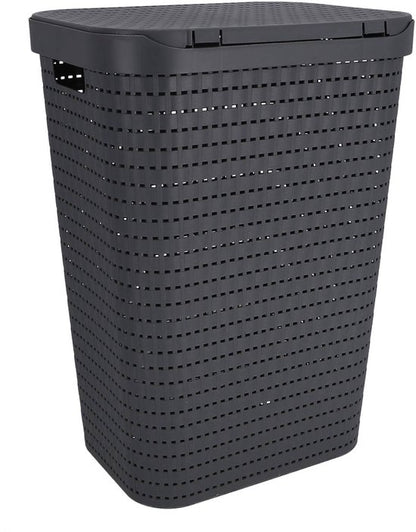 Rotho Country Wasmand 55L Antraciet