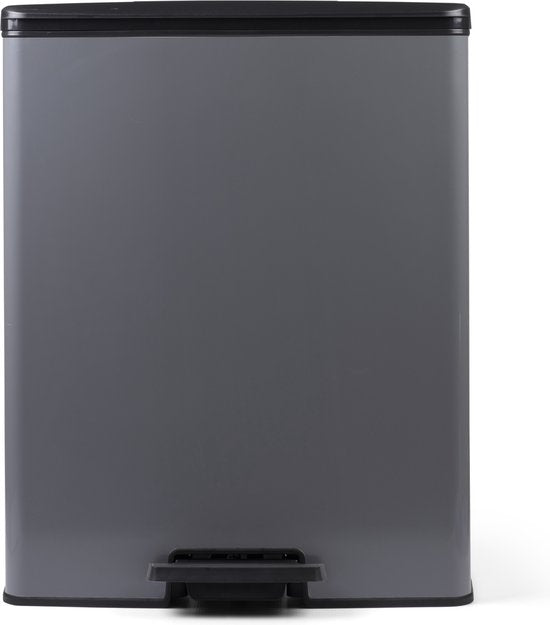 Curver Deco Bin Duo 26L+26L Cool Grey
