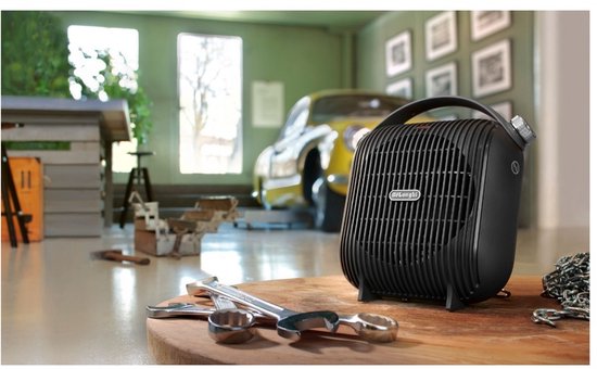 Delonghi HFS30C24.DG 2400w Zwart Kachel