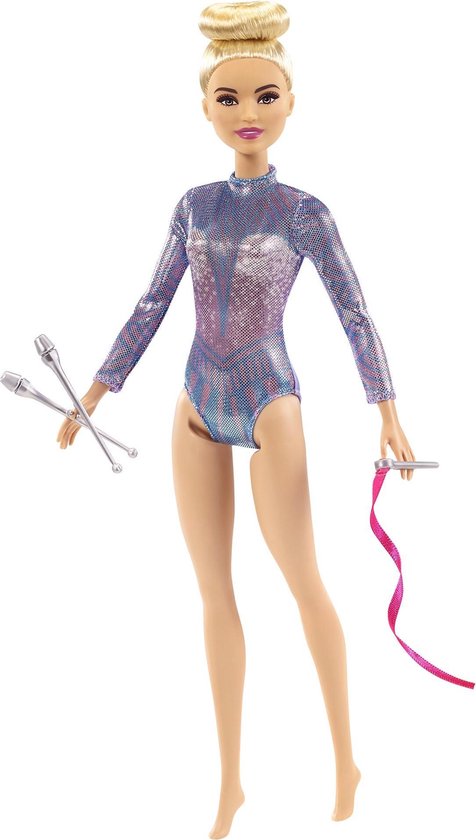 Barbie Ritmische Gymnastiek Pop Blond + Accessoires