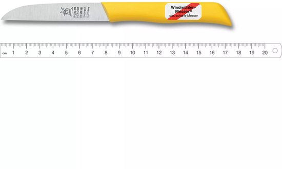 Solinger Robert Herder Klassiker 1966 Aardappelmes 8.5 cm RVS/Geel
