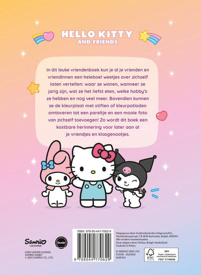 Deltas Hello Kitty vriendenboek