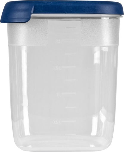 Curver Grand Chef Vershoudbak Vierkant 2.6L Transparant/Donkerblauw