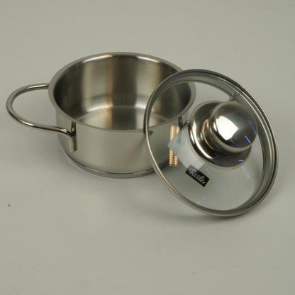 Fissler Snacky Kookpan + Deksel 12 cm RVS/Glas