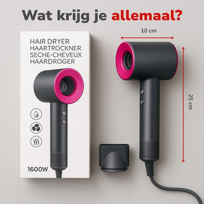 Ionische haardroger 1600W