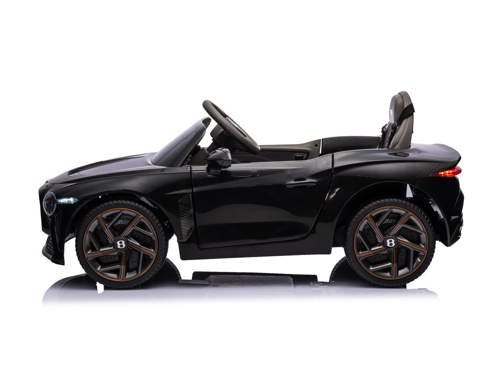 Bentley Bacalar, 12 Volt Elektrische Kinderauto, Leder Zitje, Rubberen Banden En Meer.