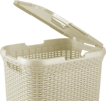Curver Style Wasmand met Deksel 60L Wit
