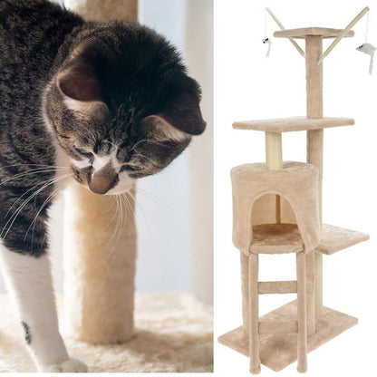 Kattenkrabtoren Beige
