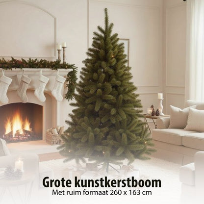 Kunstkerstboom Bristlecone Fir H260cm Ø163cm Groen