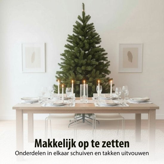 Kunstkerstboom Bristlecone Fir H260cm Ø163cm Groen