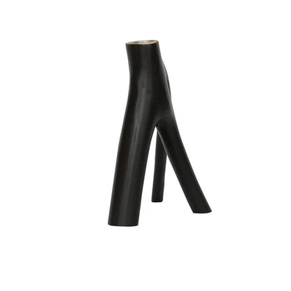 Triple Twig kaarsenhouder - Zwart