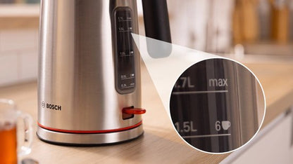 Bosch TWK6M480 MyMoment Waterkoker 1.7L 2400W RVS/Zwart
