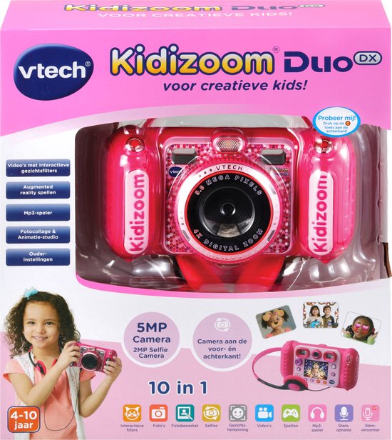VTech KidiZoom Duo DX Roze + Licht en Geluid