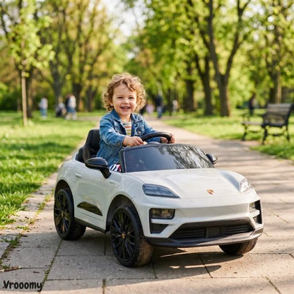 Porsche Macan Turbo Wit, Elektrische Kinderauto