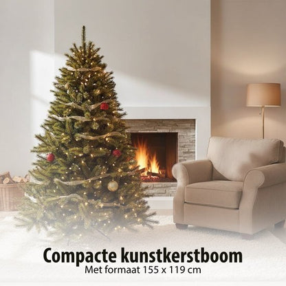 Kunstkerstboom Forest frosted Groen