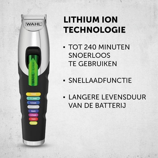 Wahl Color Trim Trimmer Chroom/Zwart