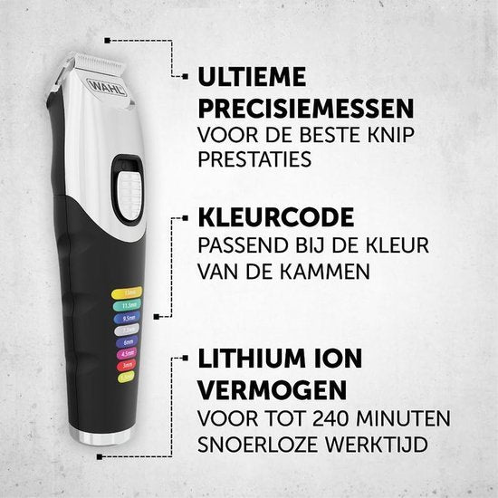 Wahl Color Trim Trimmer Chroom/Zwart