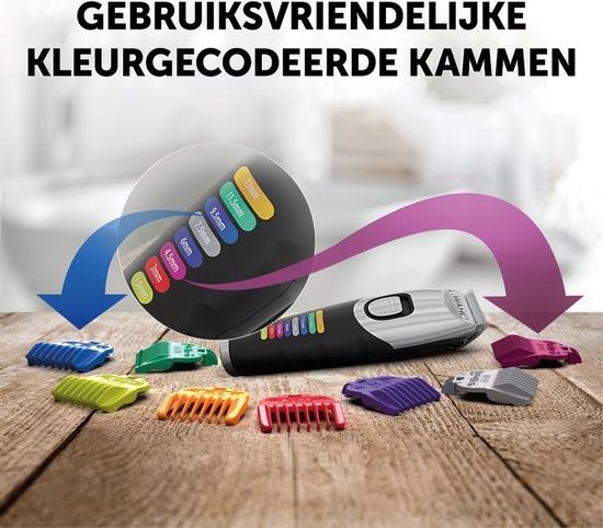 Wahl Color Trim Trimmer Chroom/Zwart
