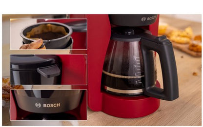 Bosch Tka2M114 Koffiemachine Rood/Grijs