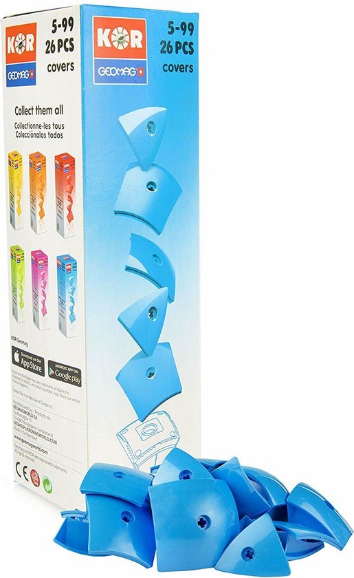 Geomag Kor Color Covers 26-delig Blauw