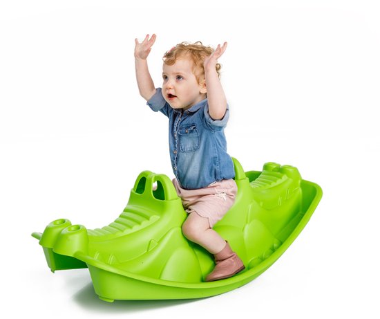 Paradiso Toys Rolwip Krokodil voor 3 Kinderen